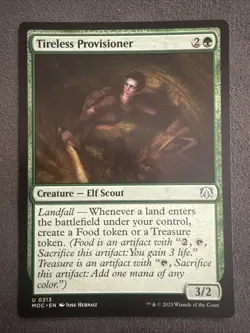 Tireless Provisioner #313 (LP) March of the Machine MOC Magic MTG - Image 1