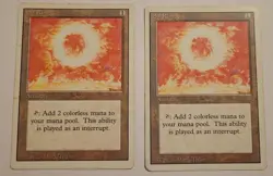 MTG Magic The Gathering - Sol Ring x2 Revised Edition, Uncommon MP - Image 1