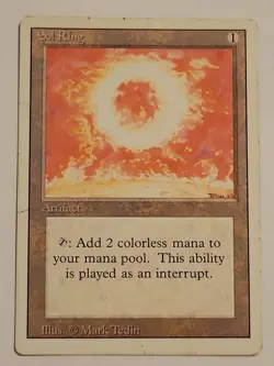 MTG Magic The Gathering - Sol Ring x2 Revised Edition, Uncommon MP - Image 2
