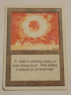 MTG Magic The Gathering - Sol Ring x2 Revised Edition, Uncommon MP - Image 3