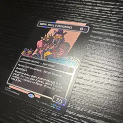 Bebop, Skull And Crossbones Surge Foil Borderless Pixel Magic the Gathering TMNT - Image 3