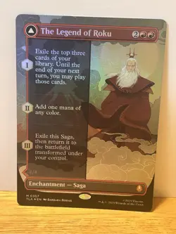 The Legend of Roku (Borderless Foil) - Avatar (TLA) MTG 0357 - Image 1
