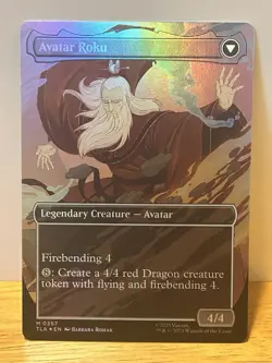 The Legend of Roku (Borderless Foil) - Avatar (TLA) MTG 0357 - Image 2
