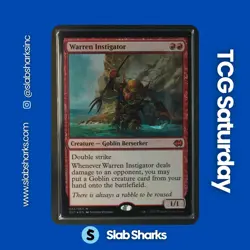 2017 MAGIC: THE GATHERING DUEL DECKS: MERFOLK VS. GOBLINS #32 WARREN INSTIGATOR - Image 1