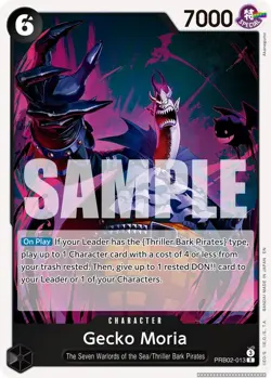 Gecko Moria [PRB-02 - PRB02-013] - NM [Foil] TCG One Piece - Image 1