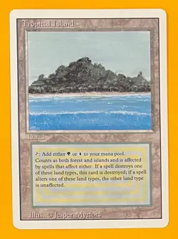 MTG TROPICAL ISLAND Revised (OldManMTG 013-233) - Image 1