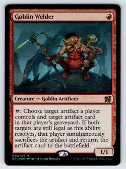 Goblin Welder (FOIL) - Duel Decks: Elves vs Inventors - MTG Magic the Gathering - Image 1