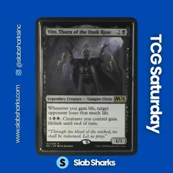2020 MAGIC: THE GATHERING CORE SET 2021 #127/274 VITO, THORN OF DUSK ROSE - Image 1