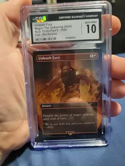 Unleash Fury #7050 Secret Lair Drop SLD Magic MTG Foil CGC Graded 10 - Image 1