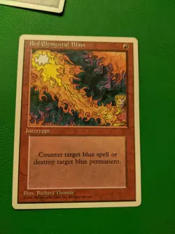 Red Elemental Blast MTG Core Set 4th Edition Regular - Image 1