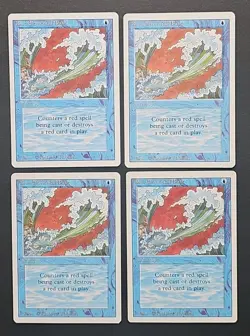 4x Mtg 🌊 Blue Elemental Blast 🌊 Revised Edition NM/LP Magic The Gathering - Image 1