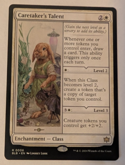 Caretaker's Talent - Magic the Gathering - Bloomburrow R0006 - Pack Fresh! - Image 1