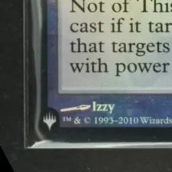 2010 MAGIC: THE GATHERING RISE OF ELDRAZI #8/248 NOT THIS WORLD FOIL - Image 4