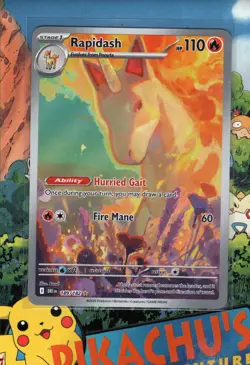 Pokemon TCG Rapidash 189/182 Sv10: Destined Rivals NM/M - Image 1