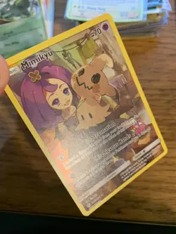 NEAR MINT! Mimikyu (245/236) Sun & Moon Cosmic Eclipse Secret Rare Pokemon Card! - Image 3