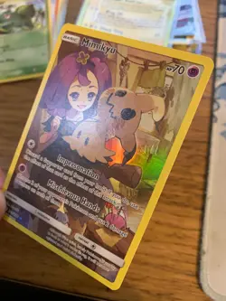 NEAR MINT! Mimikyu (245/236) Sun & Moon Cosmic Eclipse Secret Rare Pokemon Card! - Image 4