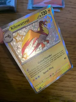 NM! Kilowattrel (146/091) Paldean Fates Baby Shiny Rare Pokemon Card! FREE P&P! - Image 3
