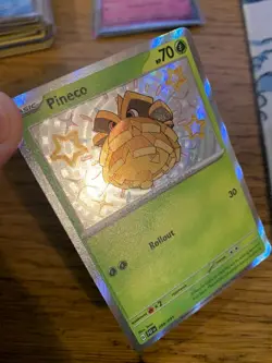 NM! Pineco (099/091) Paldean Fates Baby Shiny Rare Pokemon Card! FAST P&P! - Image 3