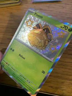 NM! Pineco (099/091) Paldean Fates Baby Shiny Rare Pokemon Card! FAST P&P! - Image 4