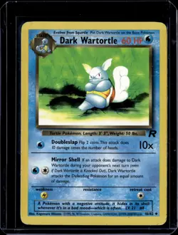 Dark Wartortle - 46/82 / Team Rocket Unlimited 2000 (MP) / Pokemon TCG - Image 1