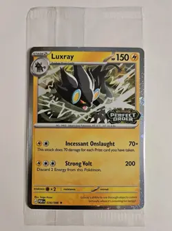 Pokemon Luxray 028/088 Perfect Order Best Buy Stamped Promo Sealed NEW - Image 1