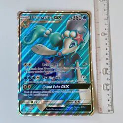 Primarina GX SM39 Sun & Moon Full Art Holo Pokemon Promo Card (Oversized Sized) - Image 1