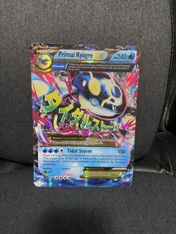 Pokemon XY Primal Clash Kyogre EX #55/160 Holo 2014 - Image 1