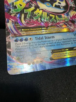 Pokemon XY Primal Clash Kyogre EX #55/160 Holo 2014 - Image 3