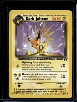 Dark Jolteon - 38/82 / Team Rocket Unlimited 2000 (MP) / Pokemon TCG - Image 1