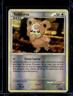 Teddiursa - 73/95 / Call of Legends Reverse Holo FRENCH 2011 (LP) / Pokemon TCG - Image 1