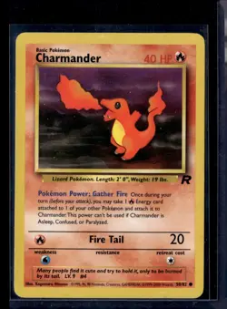 Charmander - 50/82 / Team Rocket Unlimited 2000 (MP) / Pokemon TCG - Image 1