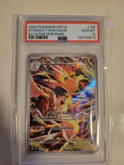 2025 Pokemon DRI De Klarins Tornupto 190 PSA10 - Image 1
