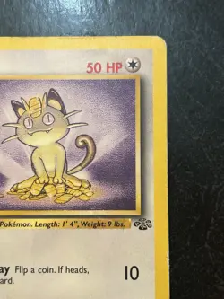 Meowth Uncommon 1st Edition Jungle 56/64 Pokemon TCG HP/DMG - Image 2