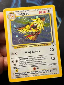 Pidgeot 14/130 Holo Rare Base Set 2 - Pokemon Card WOTC - HP - Image 4
