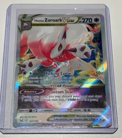 Pokemon TCG Hisuian Zoroark VSTAR 203/196 Lost Origin NM - Image 1
