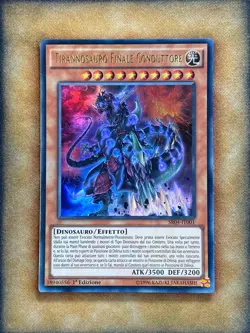 Yugioh Ultimate Conductor Tyranno SR04-EN001 SR04-IT001 Ultra 1st ITALIAN NM - Image 1