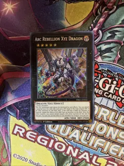 (EY) Yugioh - Arc Rebellion Xyz Dragon - PHRA-EN041 - Secret Rare - 1st Ed VLP - Image 1