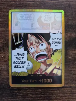 One Piece Gold DON!! OP15 Luffy Golden Bell - Adventure On Kamis Island ENGLISH - Image 1