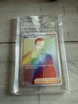 Pokemon TCG Boss's Orders Rebel Clash 200/192 Holo Rainbow Secret Rare Card - Image 1