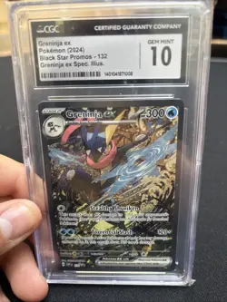 CGC 10 Greninja ex 132 Black Star Promo Illus. Collection Pokemon Card - Image 2