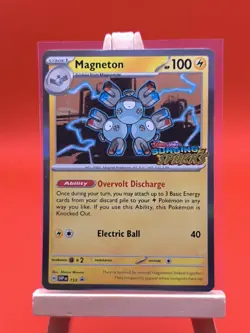 Magneton SVP153 Surging Sparks Prerelease Promo Holo Rare Pokemon Card - Image 2