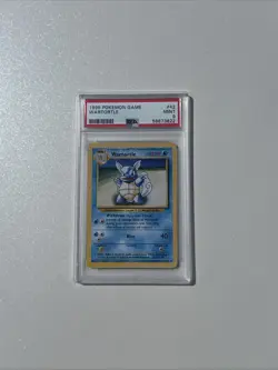 The product is a PSA 9 graded 1999 Pokemon Game Base Set Wartortle card - Image 1