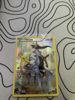 Pokemon Arceus XY XY83 Black Star Promo Holo TCG 2015 Full Art Eng Card English - Image 1