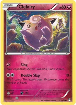 Clefairy 81/122 XY BREAKpoint Near Mint Pokemon Card - Image 1
