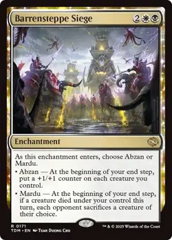 BARRENSTEPPE SIEGE x1 mtg NM-M Tarkir Dragonstorm 1 Rare - Image 1