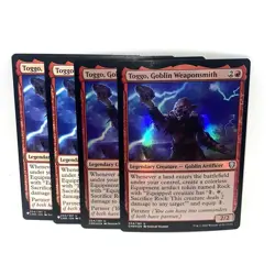 4x Toggo, Goblin Weaponsmith MTG Commander Legends (2x Foil) Magic The Gathering - Image 1
