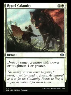 Repel Calamity (foil) Bloomburrow NM+ *Mythic Relics* - Image 1