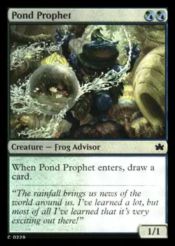Pond Prophet (foil) Bloomburrow NM+ *Mythic Relics* - Image 1