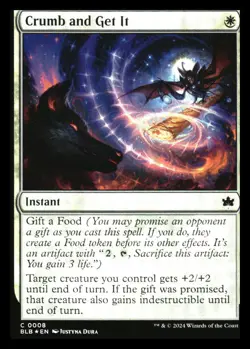 Crumb and Get It (foil) Bloomburrow NM+ *Mythic Relics* - Image 1