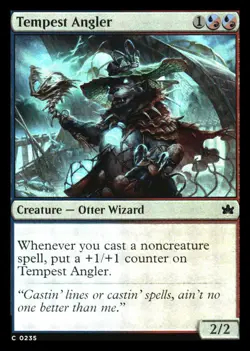 Tempest Angler (foil) Bloomburrow NM+ *Mythic Relics* - Image 1